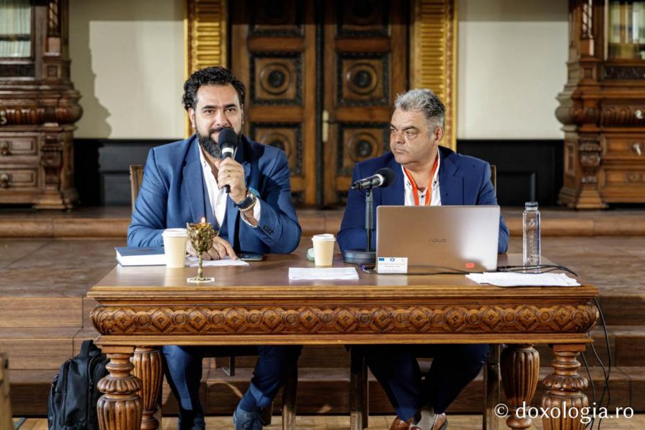 Adrian Sîrbu, alături de Dimitrios Galanis din Grecia / Foto: Oana Nechifor