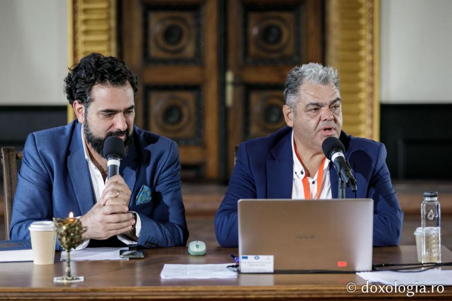 Adrian Sîrbu, alături de Dimitrios Galanis din Grecia / Foto: Oana Nechifor