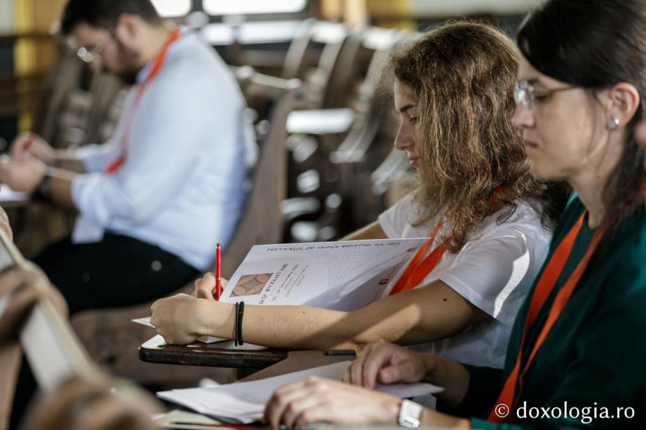 Atelierul de muzică psaltică „Stilul calofonic de la tehnică la interpretare” / Foto: Oana Nechifor