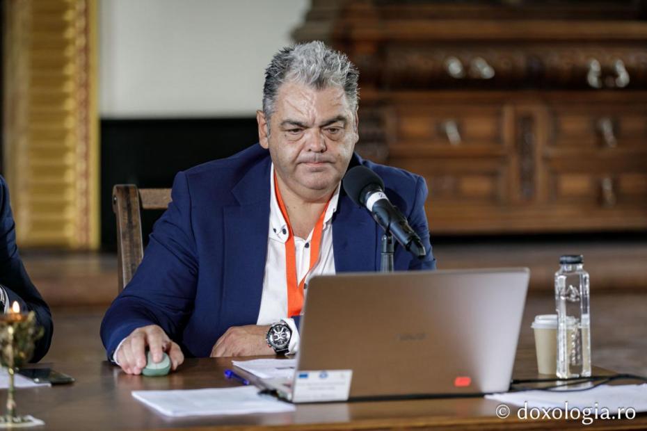 Dimitrios Galanis, prezent la Atelierul de muzică psaltică „Stilul calofonic de la tehnică la interpretare” / Foto: Oana Nechifor