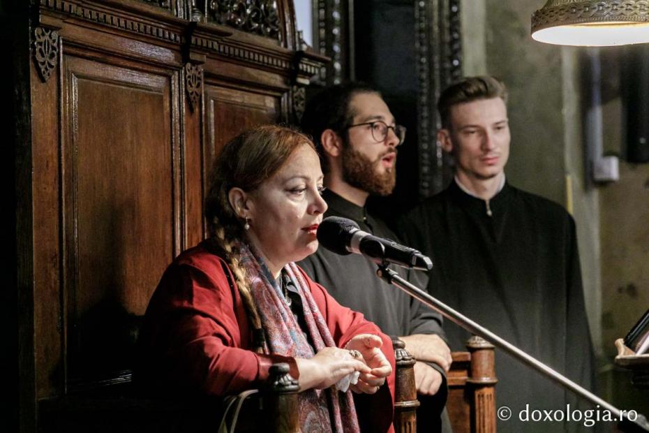 Marilyn Accaoui Leigne din Liban, prezentă la Sfânta Liturghie în ziua a treia a IBMF / Foto: Oana Nechifor