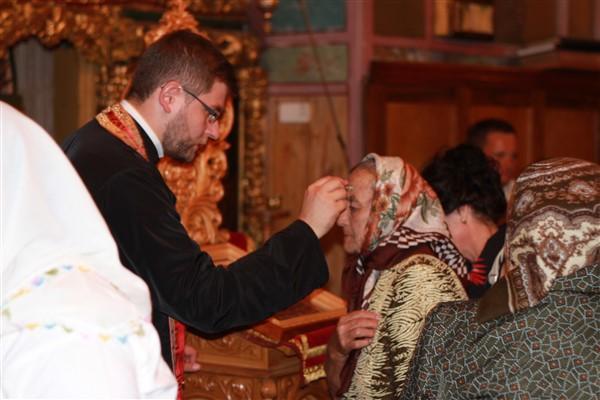 Miruirea creștinilor la sfârșitul slujbei