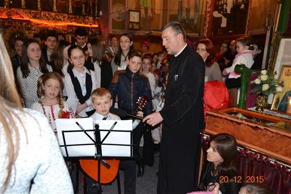 Corul grupului de cateheză al parohiei